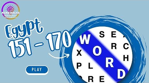 Word Search Explorer: Egypt (Levels 151 - 170) Walkthrough
