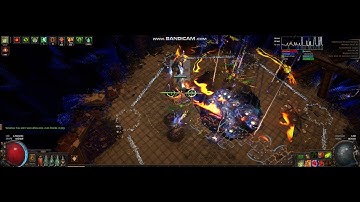 PoE 3.17 - Occultist - Caustic Arrow - Toxic Rain totem - Augmented Distant Memory