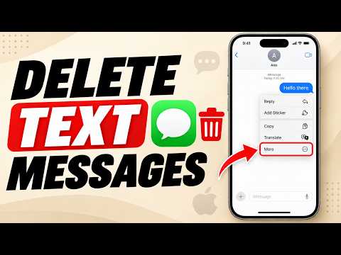 How to Delete Text Messages on iPhone