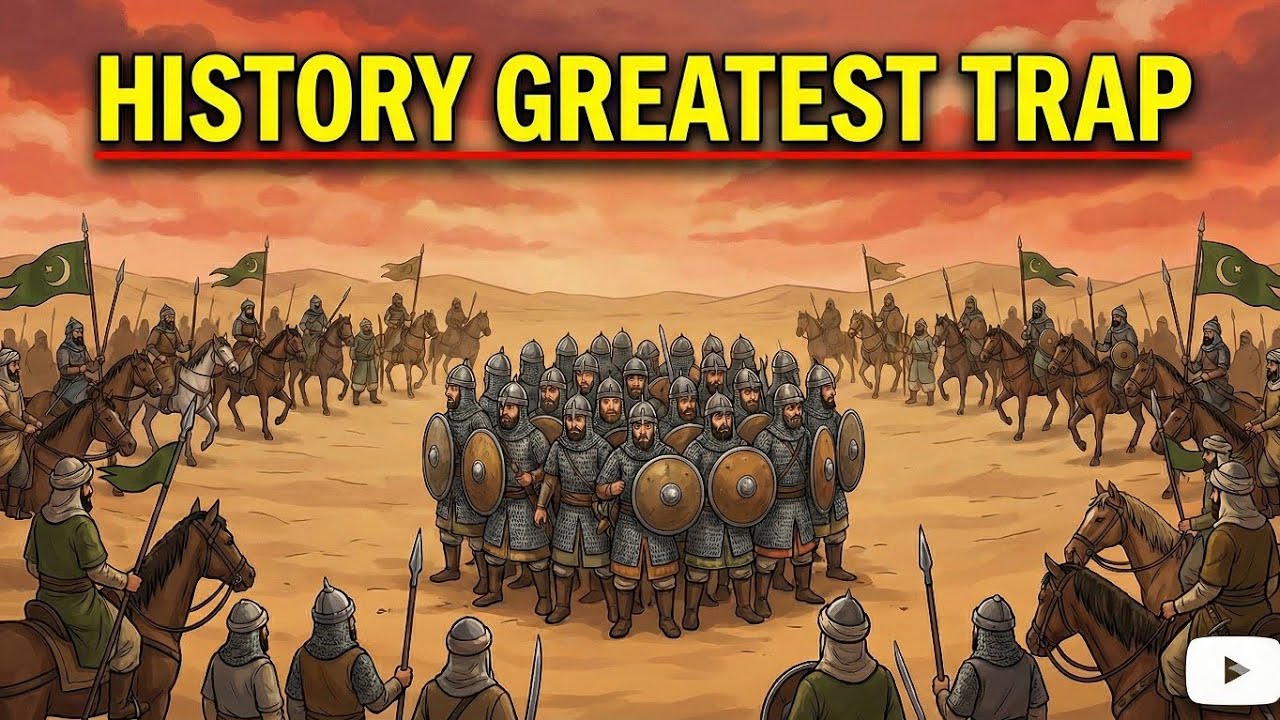 Khalid ibn al-Walid Impossible Maneuver That Crushed The Superpower (Battle of Walajah) 