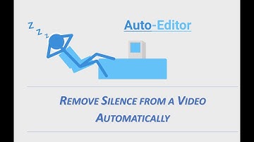 Remove silence gaps from a video automatically using Auto-Editor