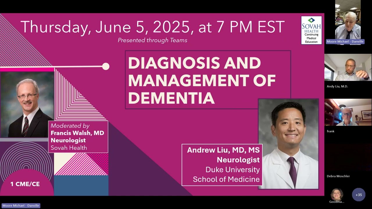 Sovah CME: Diagnosis and Management of Dementia