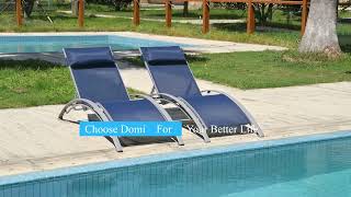 Domi Outdoor Living Patio Chaise Lounge Kit