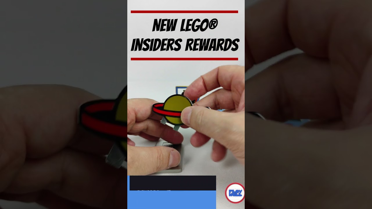 New LEGO Insiders Rewards - Duck, (Classic) Space and Crest (Royal Knights) Magnet