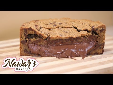 chocolate-chip-cookie-cake-recipe-|-asmr