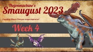 Week 4 of Smaugust 2023 (An entire month of How to train your dragon inspired art!)