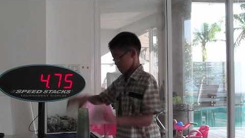 amazing sport stacking with tournament display