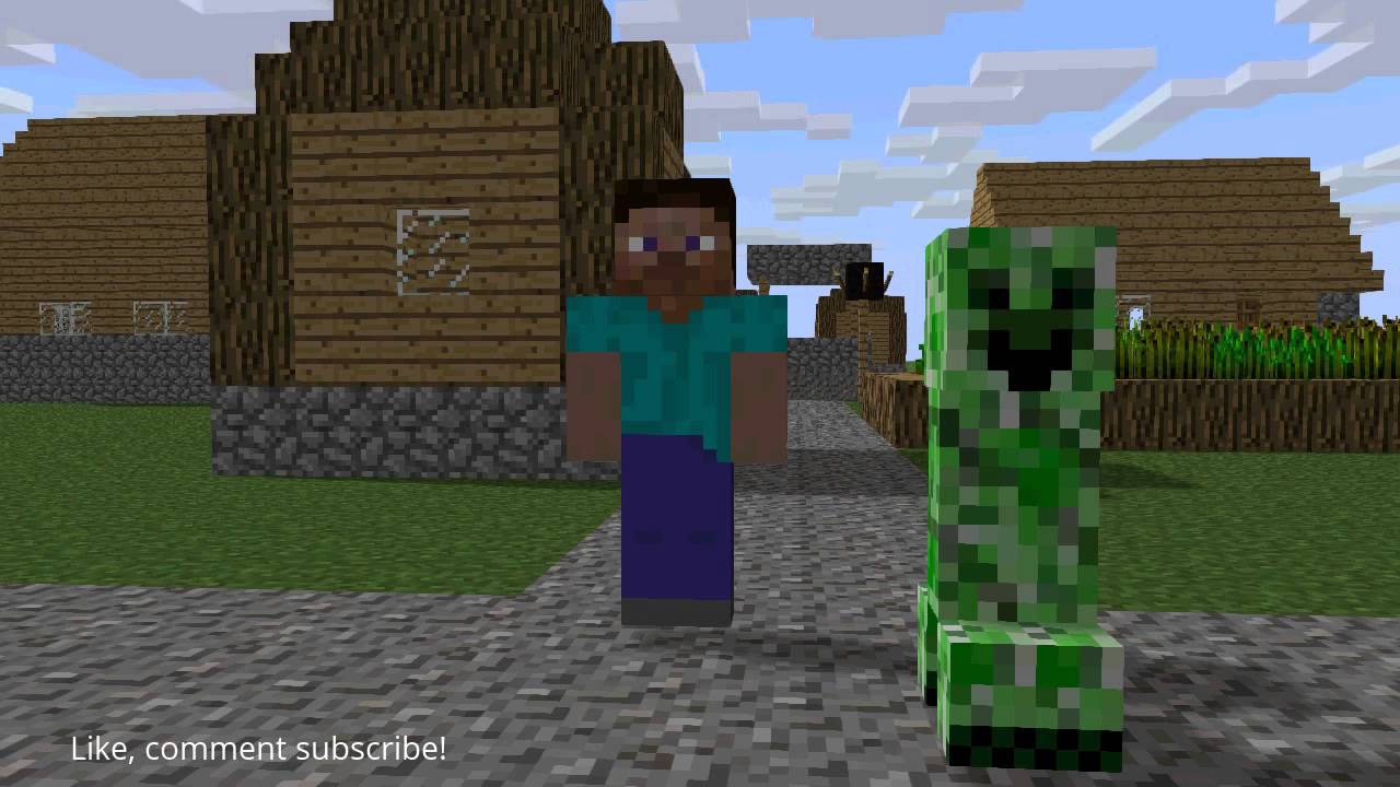 MINECRAFT ANIMATION: Friends with a Creeper - YouTube