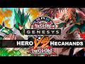 YuGiOh! Genesys - HERO vs Hecahands | Moggado