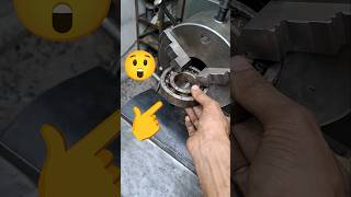 lathe works and tricks ##mechanical #engineering #lathe #shorts #diy #project #idea #tools #bearing