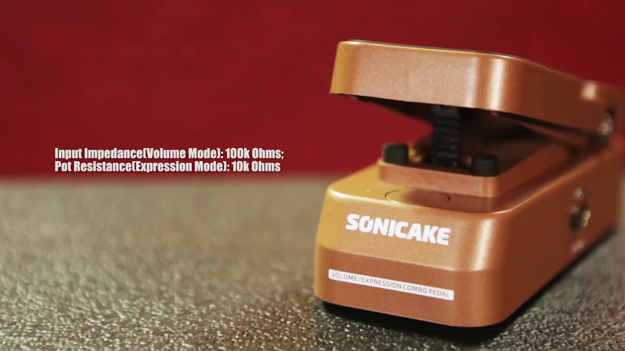 SONICAKE Volwah (Volume & Wah) and Vexpress (Volume &Expression), 2 in 1,  Compact