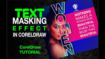 Text Masking Effect in Corel Draw, Eyecon Designz
