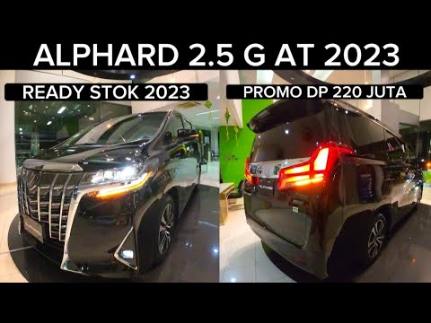 Alphard 2.5 G AT 2023 / Hitam / Eksterior & Interior