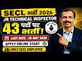 अगर आप Miss करेंगे तो पछताएंगे - SECL Recruitment 20 May Last Date #GovtJobs #Deadline #SECLVacancy