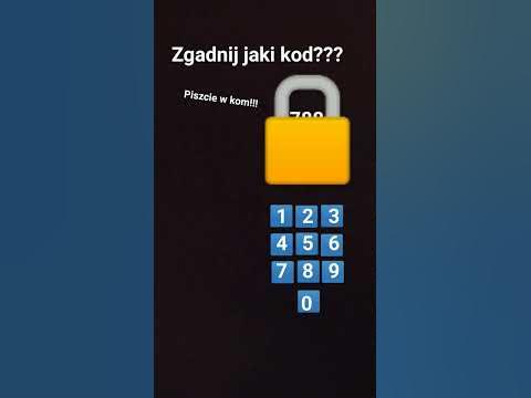 Odgadnij kod??? - YouTube