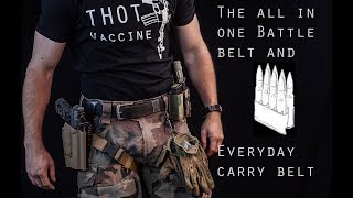 The battle belt / edc belt all in one. The Emissary belt