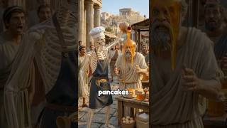 What If You Sold PANCAKES In Ancient Greece  #skeleton #ai #animation #aura