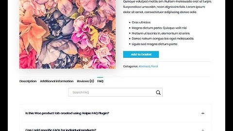 WooCommerce Accordion Tab - Add Accordion / FAQ tabs to WooCommerce product pages - Helpie FAQ