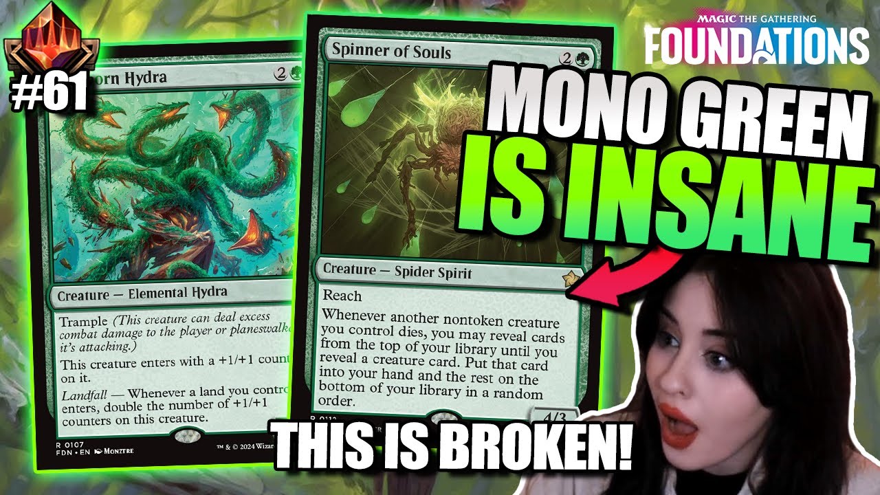 best green cards standard mtg 83% WINRATE TO TOP 60 WITH🌳MONO GREEN🌳Standard MTG Arena