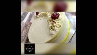 The perfect blend of classic Indian dessert and modern cake. #birthdaycakes #cakes