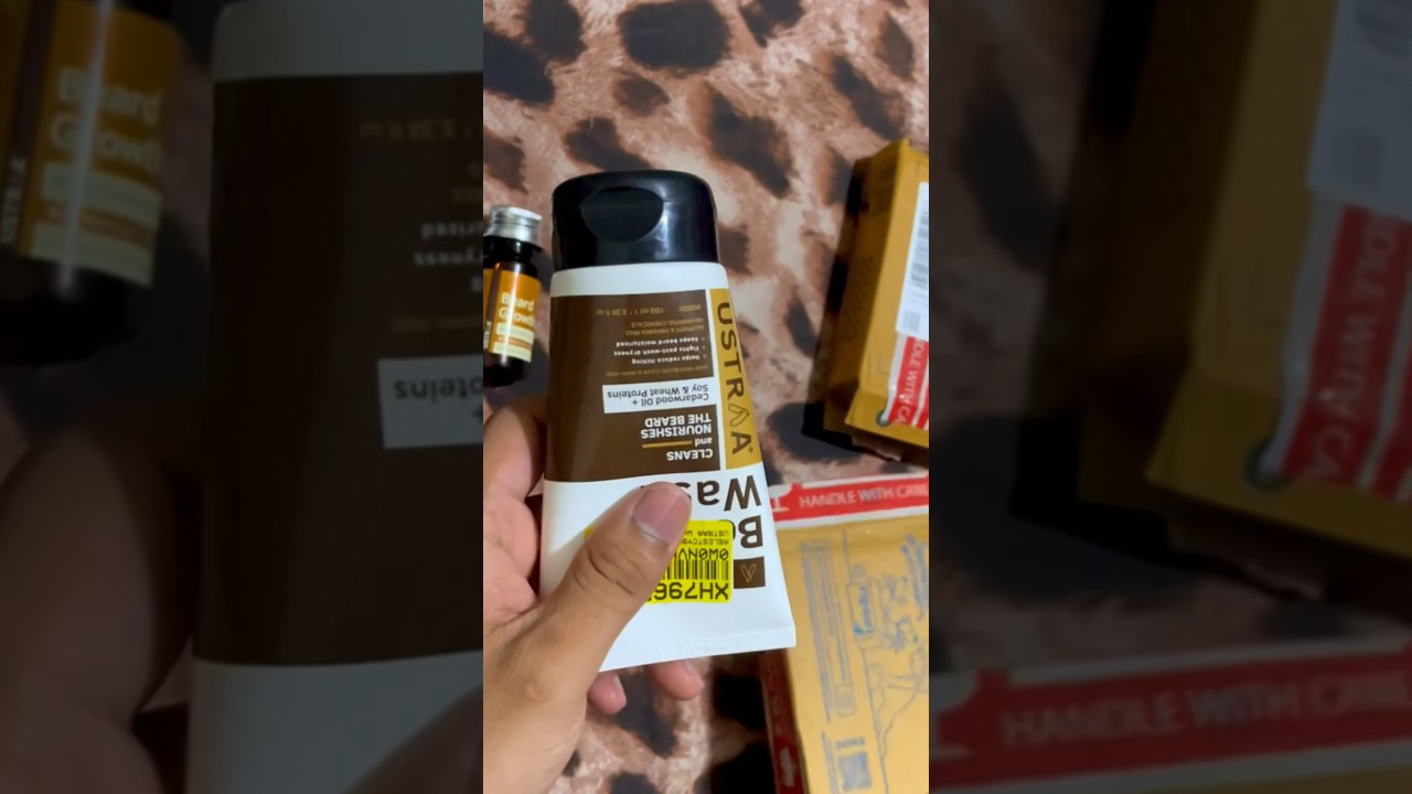 Ustraa Beard Oil and Beard Wash