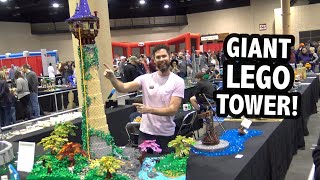 Huge LEGO Rapunzel Tower | BrickFair Alabama 2020