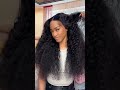 Perfect curly wig install transformation ✨ So satisfying!