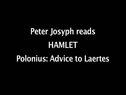 hamlet speech polonius laertes speeches lines