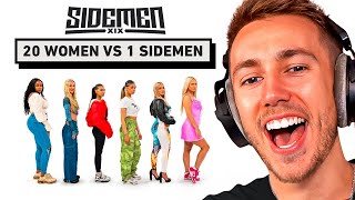 WHEN MINIMINTER REACTED TO 20 WOMEN VS 1 SIDEMEN (FULL VOD)