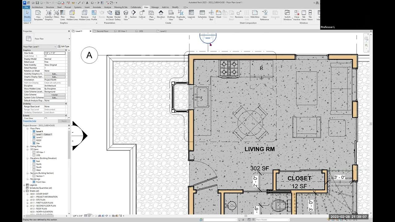 REVIT Enlarged Kitchen Plan and Interior Elevations YouTube