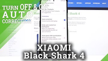 How to Turn On Auto Correction on XIAOMI Black Shark 4 - Disable Auto Correction