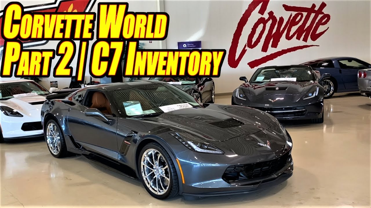Corvette World's C7 INVENTORY It only gets BETTER! *Part 2* YouTube