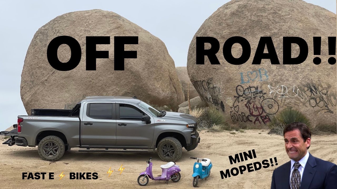 Took The MODIFIED MINI Razor Mopeds OFF-ROADING!!! - YouTube
