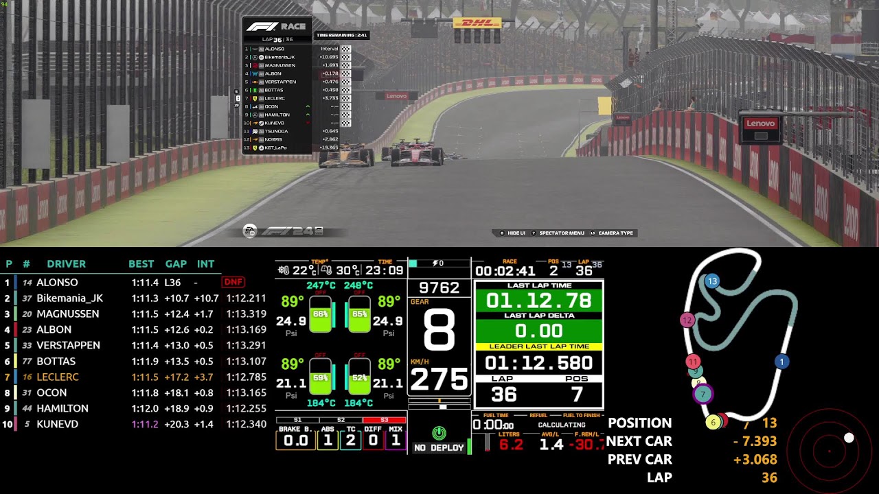 [PC] [CF S11] F1 24 Sao Paulo GP - FP1