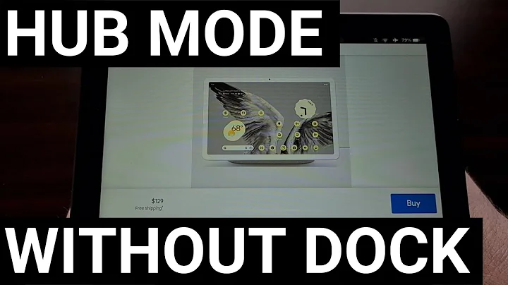 Google Pixel Tablet | How to Use Hub Mode WITHOUT the Dock