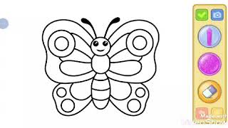 ألعاب تلوين!! تلوين الفراشة_ Butterfly Coloring Games screenshot 2