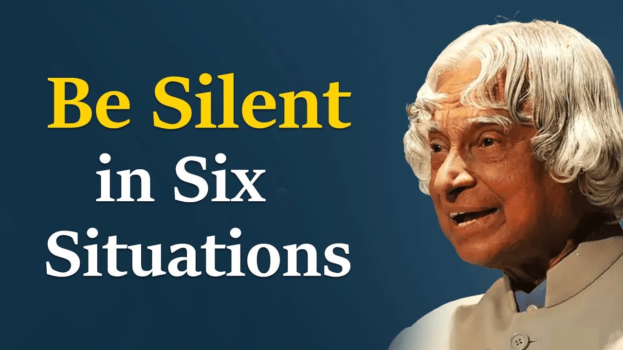 6 Situations Where You Need to Be Silent || The Power of Silence - YouTube