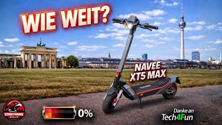 Navee XT5 Max Reichweitentest 🔋 Wie weit kommt er WIRKLICH? | Berlin Ride