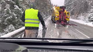 Wohnmobilbergung zum Start in den Winter