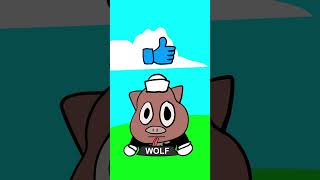 When Pig noisily Licks | 3 little pigs tapes
