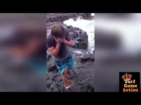 МИНИ-ЦУНАМИ УНОСЯТ ЛЮДЕЙ В МОРЕ! ОГРОМНЫЕ ВОЛНЫ