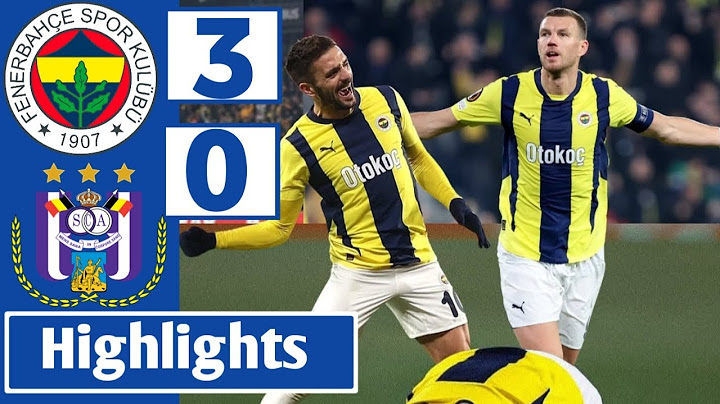 FENERBAHÇE VS ANDERLECHT (3-0 | ÖZET | UEFA EUROPA LİGİ)