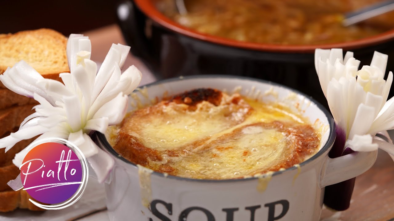 Zuppa di Cipolle Francese Michelin Star - Soupe à l'Oignon Gratinée PARFAITE!