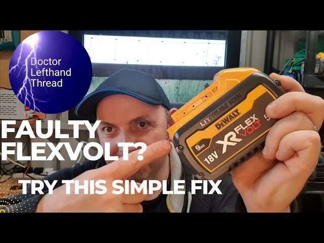 Flexvolt 9ah Quick fix ( not jump start) #dewalt #powertools #repair  #diyenthusiasts #flexvolt 