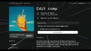 EDITING COMPETITION JOIN UP NOW!! LINKS WILL BE IN MY bio... for discord invite, tick if your coming