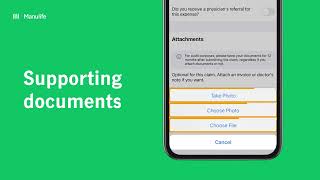 How submit group benefits claims on the Manulife Mobile app