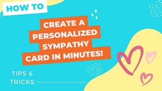 How to create a personalized sympathy card in under 5 mins. screenshot 5