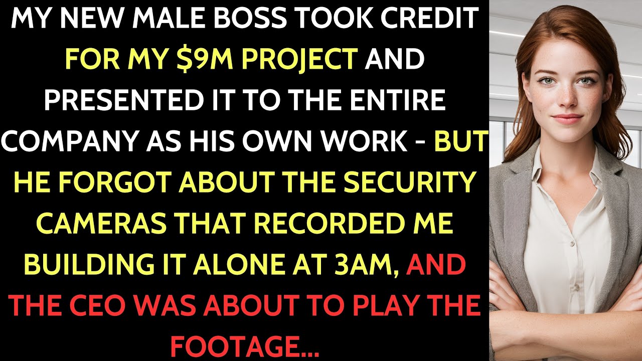 My New Male Boss Took Credit for My $9M Project—Until the CEO Played the Security Footage