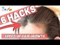 How to Grow Hair Faster and Longer - Top 6 Hair Hacks