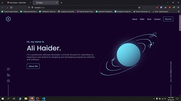 CS50x Final Project | Portfolio Website